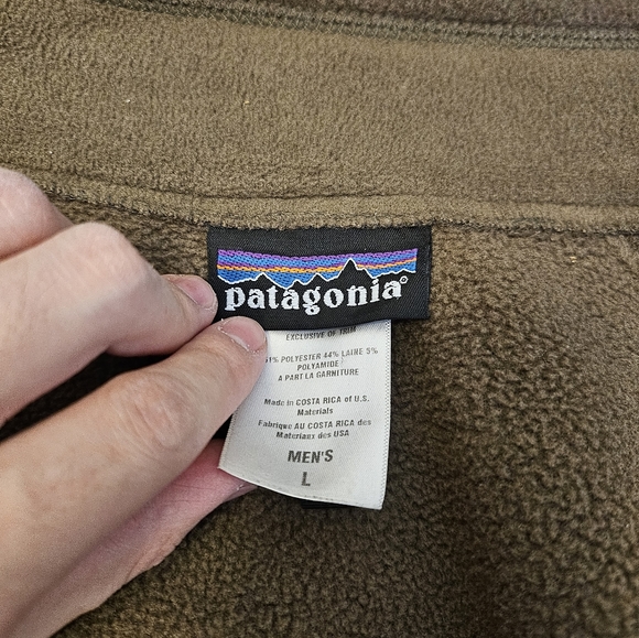Patagonia Zip up Fleece Jacket Men's Large - Picture 10 of 12